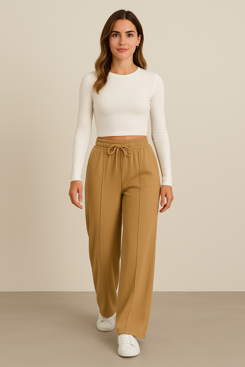 LEAH | DRAWSTRING WIDE-LEG PANTS