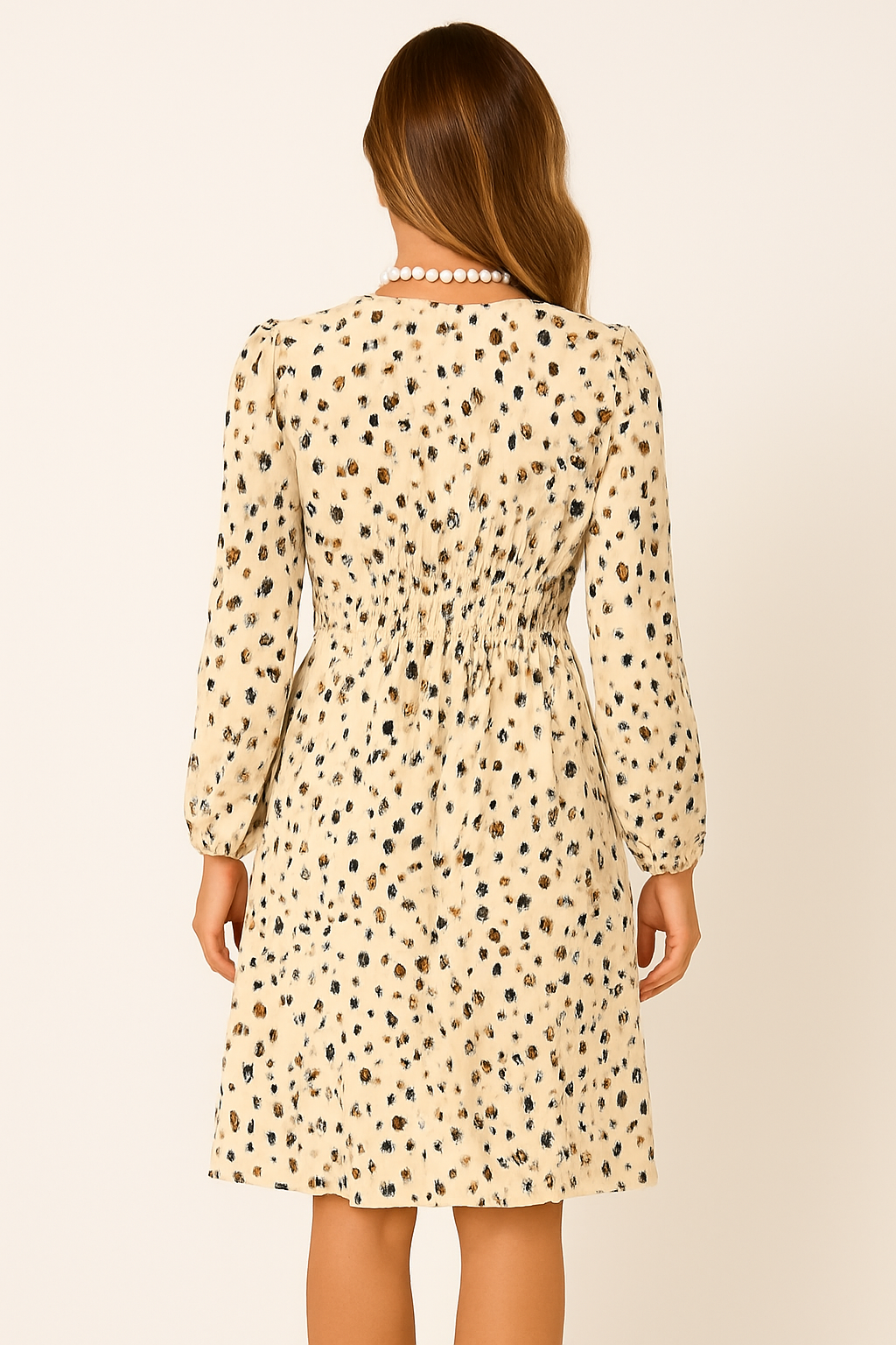 SLOANE | IVORY WILDFLOWER WRAP MINI DRESS