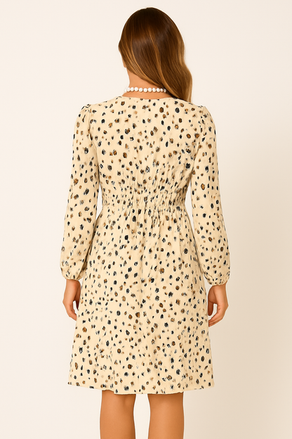 SLOANE | IVORY WILDFLOWER WRAP MINI DRESS